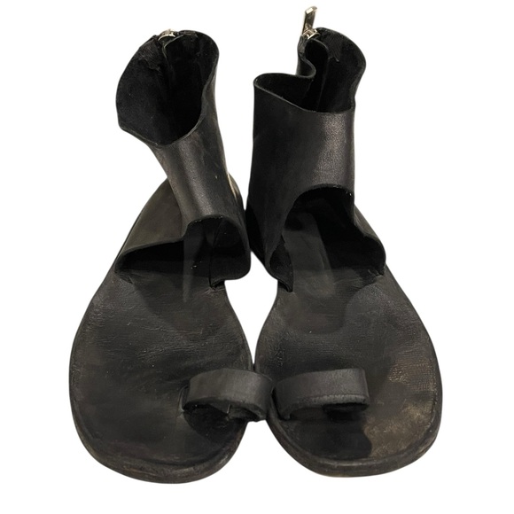 OFFICINE CREATIVE KEYHOLE OPEN TOE ANKLE SHOE LEATHER​​​​ SIZE:37.5 - Picture 2 of 5